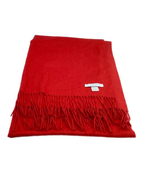 JOHNSTONS OF ELGIN（ジョンストンズオブエルガン）JOHNSTONS OF ELGIN (ジョンストンズオブエルガン) マフラー レッドの古着・服飾アイテム