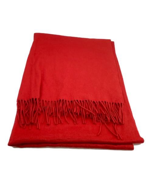 JOHNSTONS OF ELGIN（ジョンストンズオブエルガン）JOHNSTONS OF ELGIN (ジョンストンズオブエルガン) マフラー レッドの古着・服飾アイテム