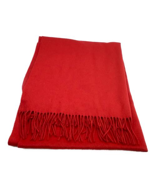 JOHNSTONS OF ELGIN（ジョンストンズオブエルガン）JOHNSTONS OF ELGIN (ジョンストンズオブエルガン) マフラー レッドの古着・服飾アイテム