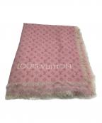LOUIS VUITTONルイ ヴィトン）の古着「大判ストール」｜ピンク×ブルー