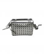 TOD'Sトッズ）の古着「ショルダーバッグ　ゴンミーニ」｜シルバー