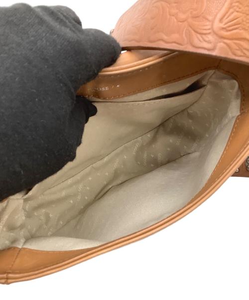 GOLDEN GOOSE（ゴールデングース）GOLDEN GOOSE (ゴールデングース) ロデオバッグ  ストーン装飾 ブラウンの古着・服飾アイテム