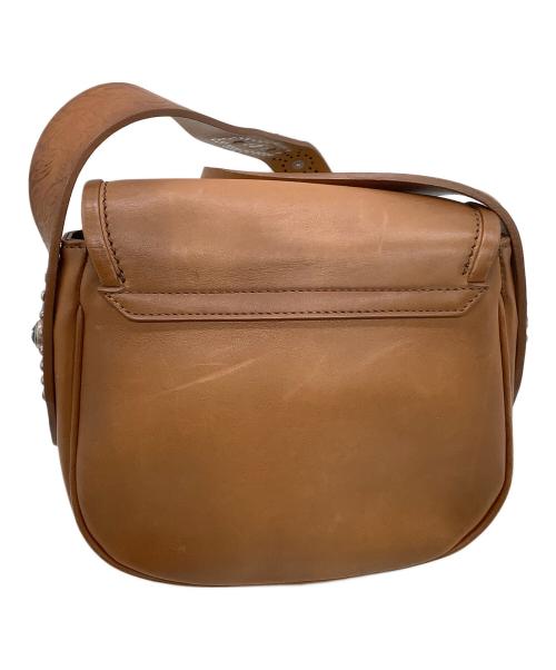 GOLDEN GOOSE（ゴールデングース）GOLDEN GOOSE (ゴールデングース) ロデオバッグ  ストーン装飾 ブラウンの古着・服飾アイテム