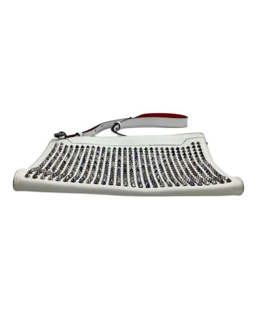 Christian Louboutin（クリスチャン・ルブタン）Christian Louboutin (クリスチャン・ルブタン) ショルダーバッグ スカイポーチ ホワイトの古着・服飾アイテム