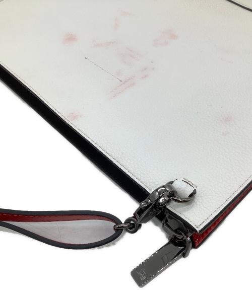 Christian Louboutin（クリスチャン・ルブタン）Christian Louboutin (クリスチャン・ルブタン) ショルダーバッグ スカイポーチ ホワイトの古着・服飾アイテム