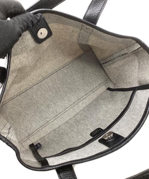 PELLE MORBIDA（ペッレモルビダ）PELLE MORBIDA (ペッレモルビダ) ハンドバッグ ブラックの古着・服飾アイテム