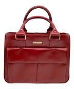 BURBERRYバーバリー）の古着「ハンドバッグ」｜レッド
