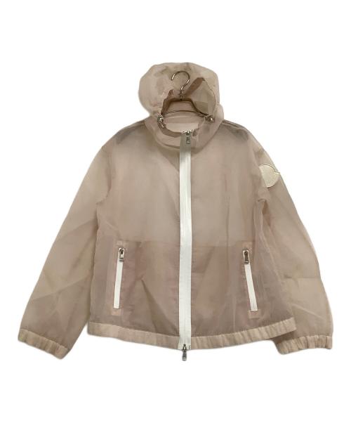 MONCLER（モンクレール）MONCLER (モンクレール) ナイロンジャケット　MIMOSA ピンク×ホワイト サイズ:1の古着・服飾アイテム