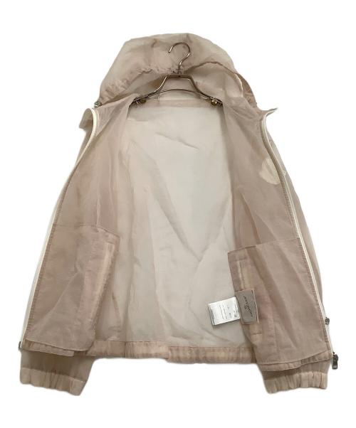 MONCLER（モンクレール）MONCLER (モンクレール) ナイロンジャケット　MIMOSA ピンク×ホワイト サイズ:1の古着・服飾アイテム