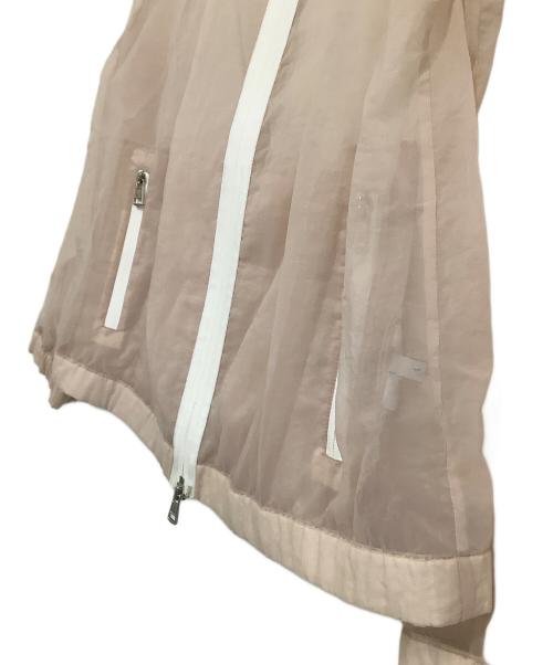 MONCLER（モンクレール）MONCLER (モンクレール) ナイロンジャケット　MIMOSA ピンク×ホワイト サイズ:1の古着・服飾アイテム