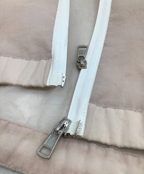 MONCLER（モンクレール）MONCLER (モンクレール) ナイロンジャケット　MIMOSA ピンク×ホワイト サイズ:1の古着・服飾アイテム