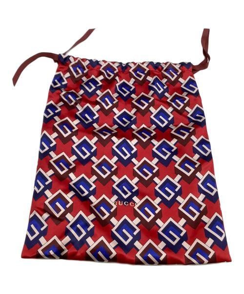 GUCCI（グッチ）GUCCI (グッチ) スリッパ ジオメトリックG/レッド サイズ:36の古着・服飾アイテム