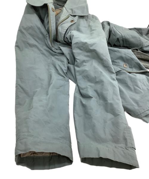 Burberry's（バーバリー）Burberry's (バーバリー) ライナー付ジップコート　裏地チェック カーキ サイズ:Mの古着・服飾アイテム