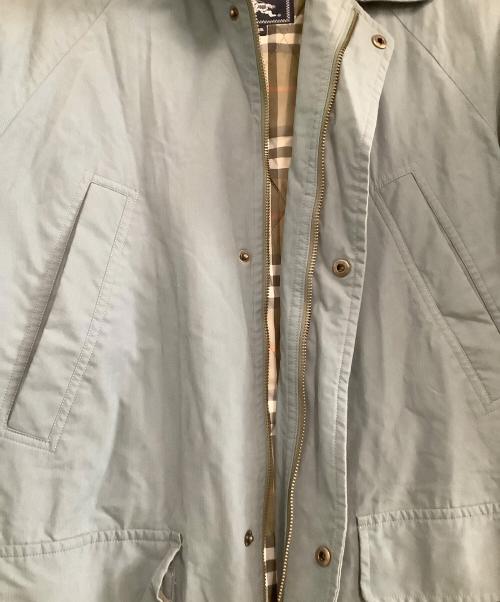 Burberry's（バーバリー）Burberry's (バーバリー) ライナー付ジップコート　裏地チェック カーキ サイズ:Mの古着・服飾アイテム