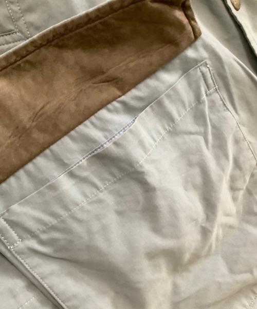 Burberry's（バーバリー）Burberry's (バーバリー) ライナー付ジップコート　裏地チェック カーキ サイズ:Mの古着・服飾アイテム