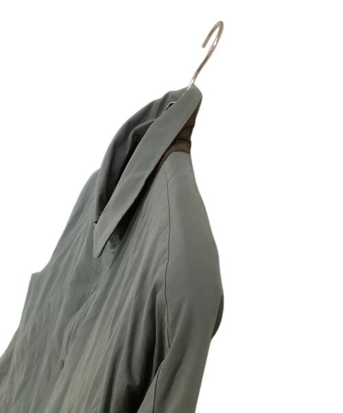 Burberry's（バーバリー）Burberry's (バーバリー) ライナー付ジップコート　裏地チェック カーキ サイズ:Mの古着・服飾アイテム