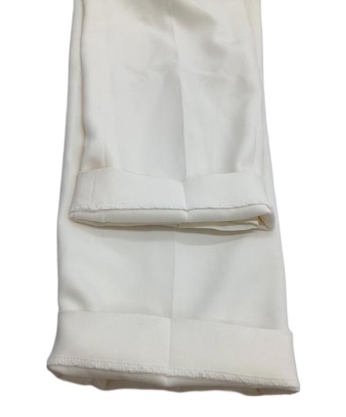 SOEJU（ソージュ）SOEJU (ソージュ) スラックス　センタープレスパンツ ホワイト サイズ:Lの古着・服飾アイテム