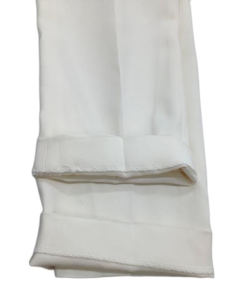 SOEJU（ソージュ）SOEJU (ソージュ) スラックス　センタープレスパンツ ホワイト サイズ:Lの古着・服飾アイテム