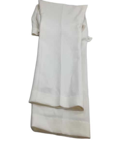 SOEJU（ソージュ）SOEJU (ソージュ) スラックス　センタープレスパンツ ホワイト サイズ:Lの古着・服飾アイテム