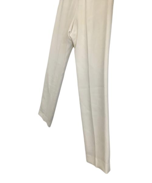 SOEJU（ソージュ）SOEJU (ソージュ) スラックス　センタープレスパンツ ホワイト サイズ:Lの古着・服飾アイテム