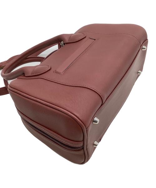 中澤鞄（ナカザワカバン）中澤鞄 (ナカザワカバン) 2WAYバッグ レッドの古着・服飾アイテム