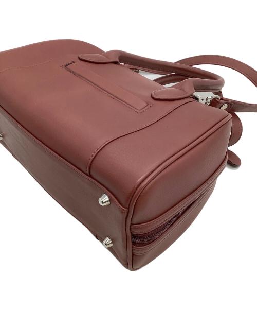 中澤鞄（ナカザワカバン）中澤鞄 (ナカザワカバン) 2WAYバッグ レッドの古着・服飾アイテム