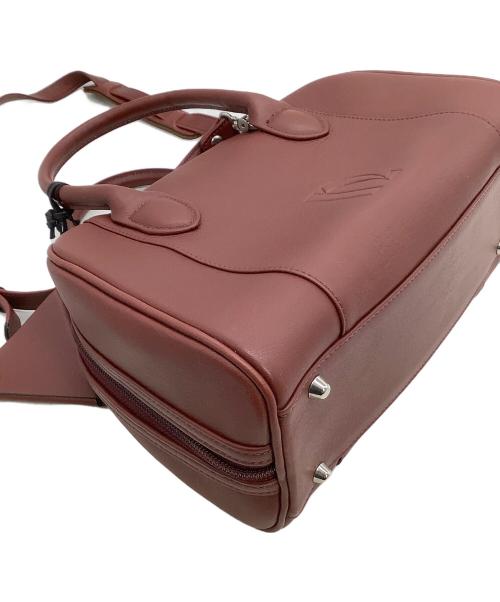 中澤鞄（ナカザワカバン）中澤鞄 (ナカザワカバン) 2WAYバッグ レッドの古着・服飾アイテム