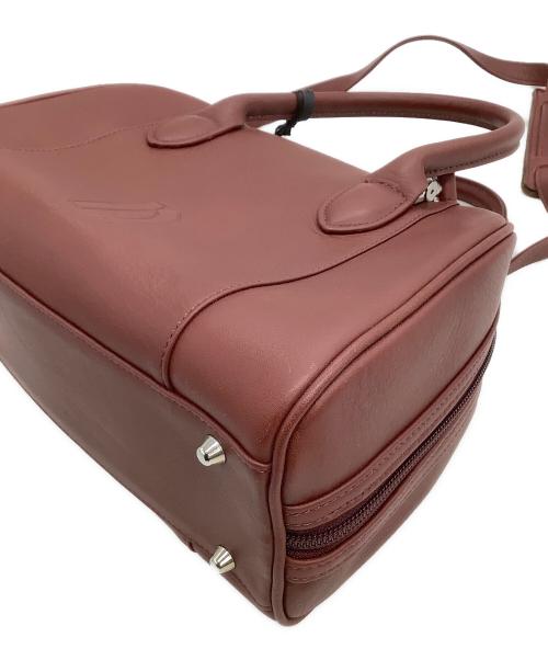 中澤鞄（ナカザワカバン）中澤鞄 (ナカザワカバン) 2WAYバッグ レッドの古着・服飾アイテム
