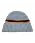 中古・古着 SUPREME (シュプリーム) ニット帽 Stripe Cashmere Beanie 23AW ブルー：12000円