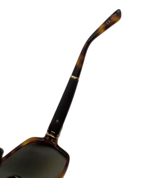 GUCCI（グッチ）GUCCI (グッチ) サングラス ブラウン サイズ:60□14の古着・服飾アイテム