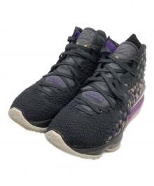 NIKE（ナイキ）の古着「ハイカットスニーカー Lebron 17」｜ブラック×パープル