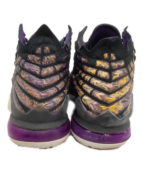 NIKE（ナイキ）NIKE (ナイキ) ハイカットスニーカー Lebron 17 ブラック×パープル サイズ:27の古着・服飾アイテム