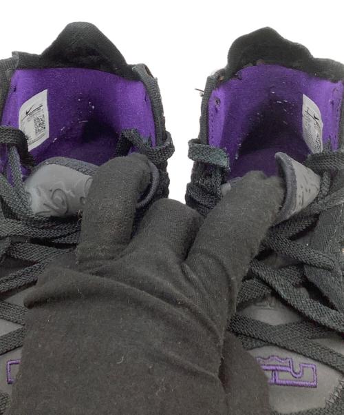 NIKE（ナイキ）NIKE (ナイキ) ハイカットスニーカー Lebron 17 ブラック×パープル サイズ:27の古着・服飾アイテム