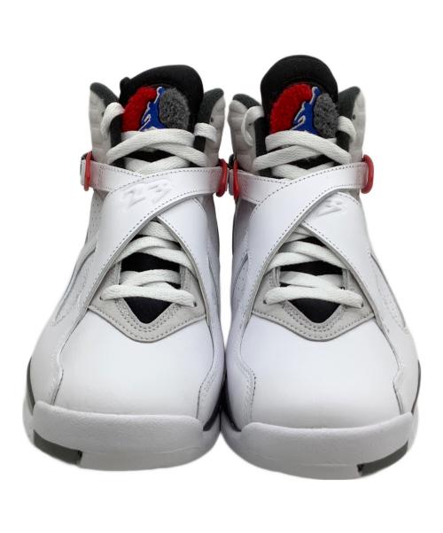 NIKE（ナイキ）NIKE (ナイキ) ハイカットスニーカー AIR JORDAN8 RETRO ホワイト サイズ:25.5の古着・服飾アイテム