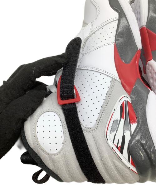 NIKE（ナイキ）NIKE (ナイキ) ハイカットスニーカー AIR JORDAN8 RETRO ホワイト サイズ:25.5の古着・服飾アイテム
