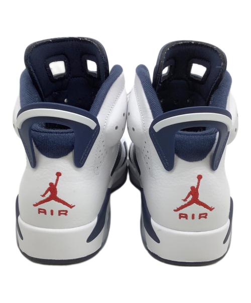 NIKE（ナイキ）NIKE (ナイキ) ハイカットスニーカー Air Jordan 6 Retro ホワイト×ネイビー サイズ:25.5の古着・服飾アイテム