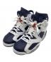 NIKE（ナイキ）の古着「ハイカットスニーカー Air Jordan 6 Retro」｜ホワイト×ネイビー