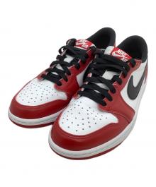 NIKE（ナイキ）の古着「ローカットスニーカー AIR JORDAN1 LOW OG Chicago」｜ホワイト×レッド