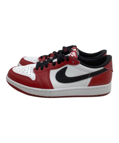 NIKE（ナイキ）NIKE (ナイキ) ローカットスニーカー AIR JORDAN1 LOW OG Chicago ホワイト×レッド サイズ:25.5の古着・服飾アイテム