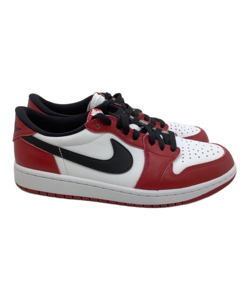 NIKE（ナイキ）NIKE (ナイキ) ローカットスニーカー AIR JORDAN1 LOW OG Chicago ホワイト×レッド サイズ:25.5の古着・服飾アイテム