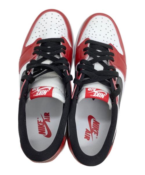 NIKE（ナイキ）NIKE (ナイキ) ローカットスニーカー AIR JORDAN1 LOW OG Chicago ホワイト×レッド サイズ:25.5の古着・服飾アイテム