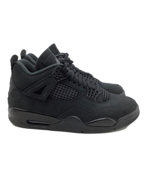 NIKE（ナイキ）NIKE (ナイキ) ハイカットスニーカー AIR JORDAN 4 Black Cat ブラック サイズ:25.5の古着・服飾アイテム
