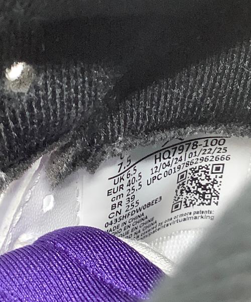 NIKE（ナイキ）NIKE (ナイキ) ハイカットスニーカー Air Jordan 5 Retro Grape ホワイト×パープル サイズ:25.5の古着・服飾アイテム