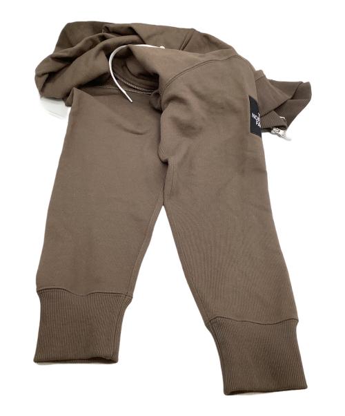 THE NORTH FACE（ザ ノース フェイス）THE NORTH FACE (ザ ノース フェイス) ジップパーカー　スクエアロゴフルジップ ブラウン サイズ:Sの古着・服飾アイテム