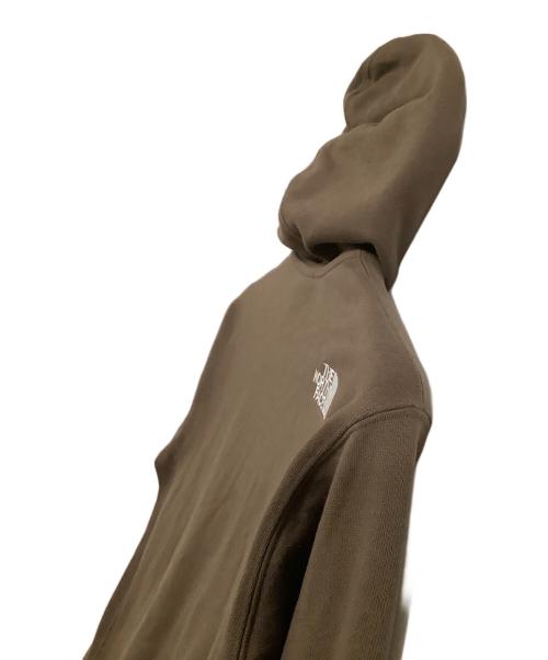 THE NORTH FACE（ザ ノース フェイス）THE NORTH FACE (ザ ノース フェイス) ジップパーカー　スクエアロゴフルジップ ブラウン サイズ:Sの古着・服飾アイテム