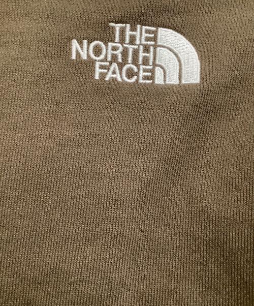THE NORTH FACE（ザ ノース フェイス）THE NORTH FACE (ザ ノース フェイス) ジップパーカー　スクエアロゴフルジップ ブラウン サイズ:Sの古着・服飾アイテム