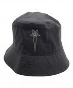 RICK OWENS×Championリックオウエンス×チャンピオン）の古着「ナイロンバケトハット」｜ブラック
