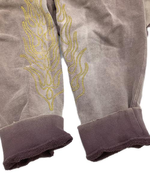 KAMIYA（カミヤ）KAMIYA (カミヤ) ジップパーカー　ROPE/Bleached Zip-up Hooded Sweatshirt ブラウン サイズ:Sの古着・服飾アイテム