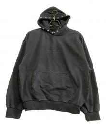 Novel Core AGF（ノベルコア）の古着「フードスタッヅプルオーバーパーカー」｜ブラック