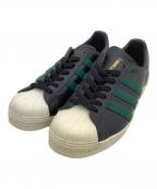 adidasアディダス）の古着「スニーカー SUPER STAR 80’s」｜ブラック×グリーン